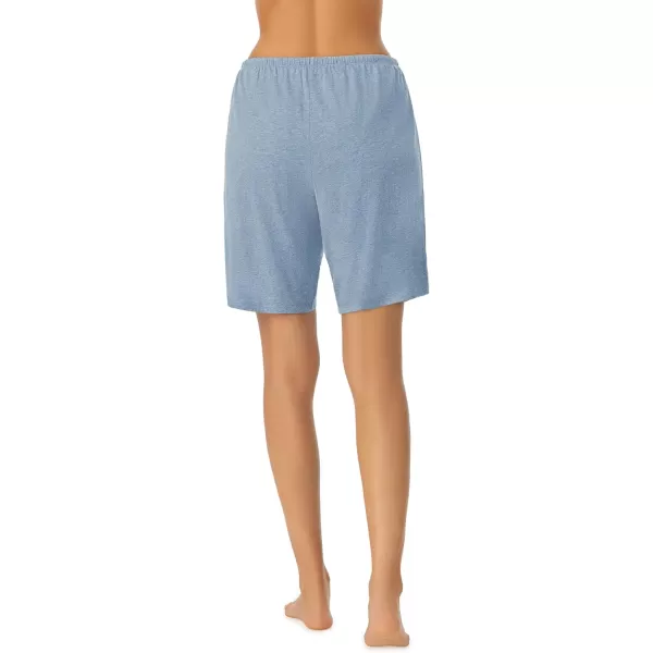imageNautica Womens Sleep Bermuda Shorts  Lightweight Breathable Pajama Bottoms  Cotton Knit Jersey Sleepwear and LoungewearHeather Blue