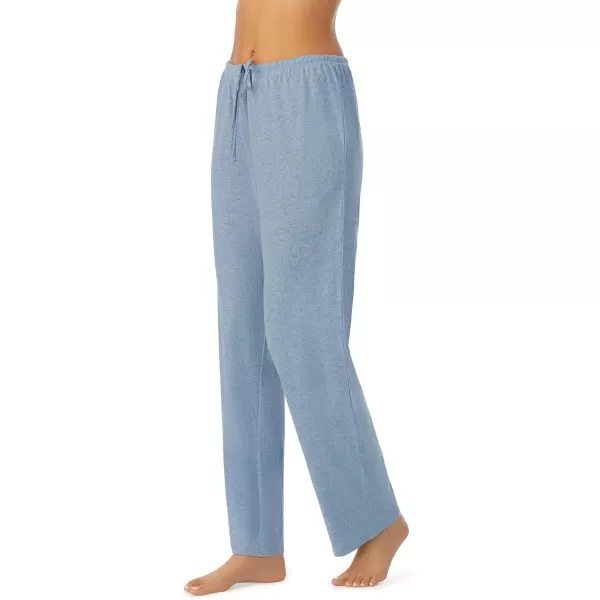 imageNautica Womens Sleep Pants  Long Length Breathable Pajama Bottoms  Cotton Knit Jersey Sleepwear and LoungewearHeather Blue