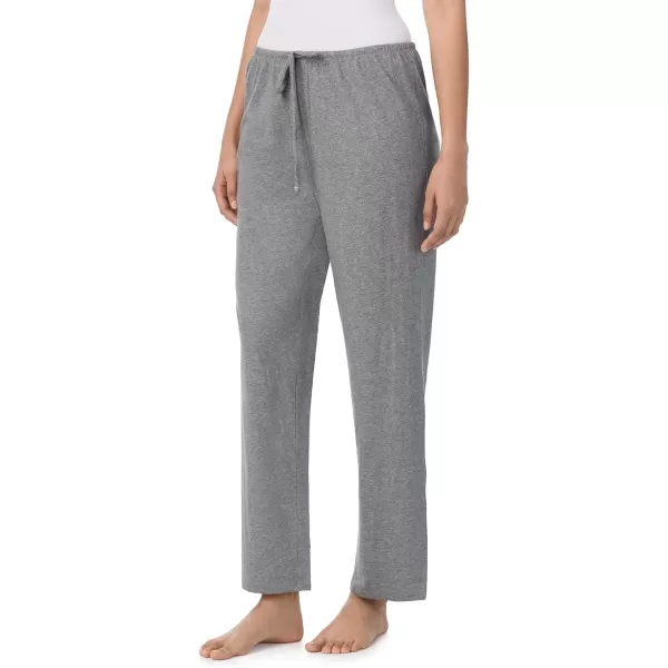 imageNautica Womens Sleep Pants  Long Length Breathable Pajama Bottoms  Cotton Knit Jersey Sleepwear and LoungewearHeather Grey