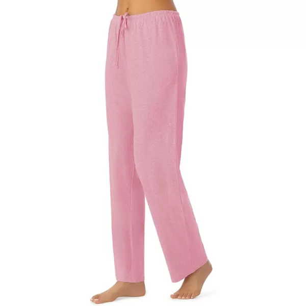 imageNautica Womens Sleep Pants  Long Length Breathable Pajama Bottoms  Cotton Knit Jersey Sleepwear and LoungewearHeather Pink
