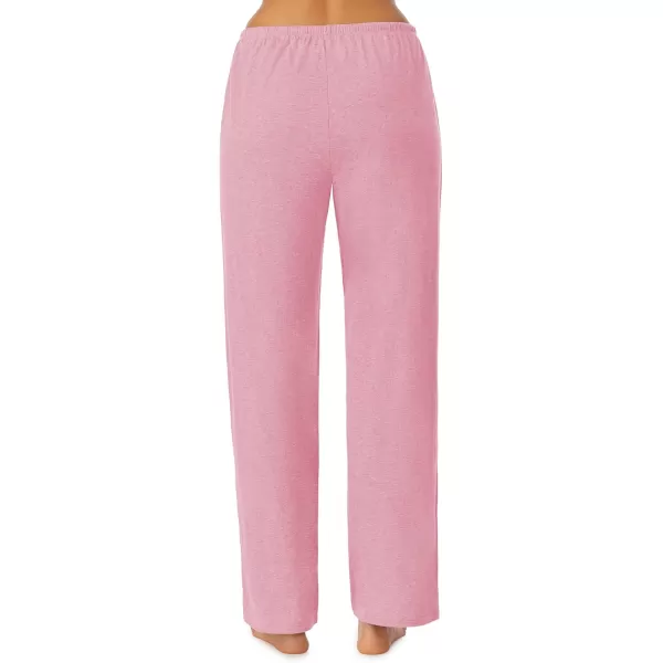 imageNautica Womens Sleep Pants  Long Length Breathable Pajama Bottoms  Cotton Knit Jersey Sleepwear and LoungewearHeather Pink