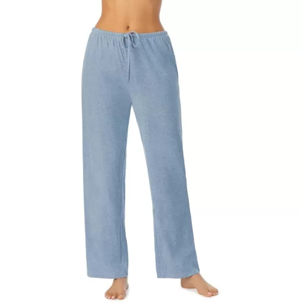 imageNautica Womens Sleep Pants  Long Length Breathable Pajama Bottoms  Cotton Knit Jersey Sleepwear and LoungewearHeather Blue