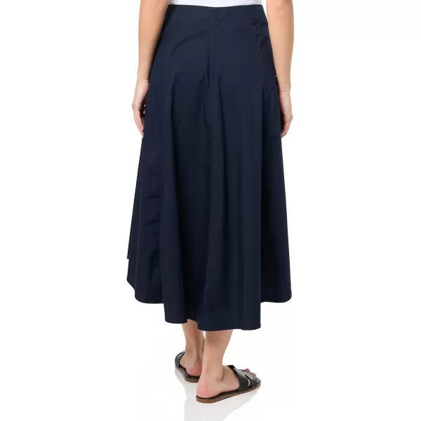 imageNautica Womens Ripstop Midi Solid SkirtNight Sky