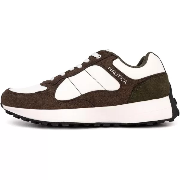 imageNautica Mens Casual LaceUp Fashion Sneakers Oxford Comfortable Walking ShoeCharcoal Sandayden