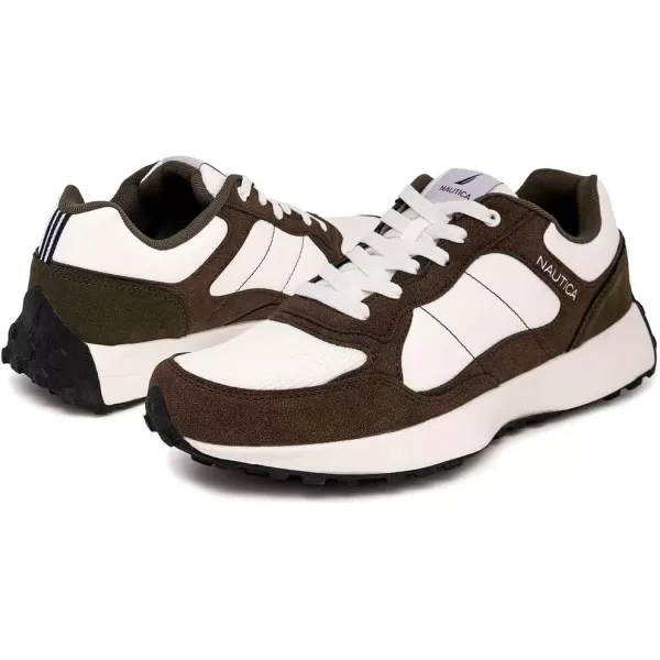 imageNautica Mens Casual LaceUp Fashion Sneakers Oxford Comfortable Walking ShoeCharcoal Sandayden
