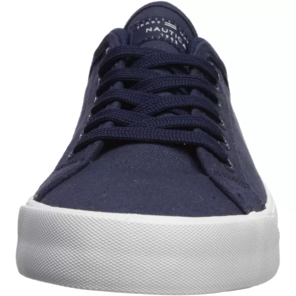 imageNautica Mens Casual Shoe Classic LaceUp Low Top Loafer Fashion Sneaker  in Medium ampamp Wide Width SizesNavy