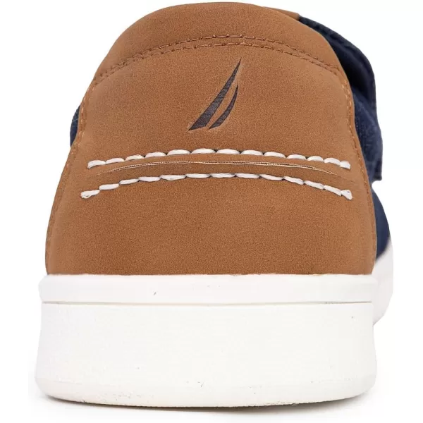 imageNautica Mens SlipOn Loafers Casual Moc Toe Sneakers Boat Shoes Slipper for Men  Lightweight Comfortable ampamp Breathable  DerwinIndigo Denim
