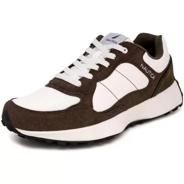 imageNautica Mens Casual LaceUp Fashion Sneakers Oxford Comfortable Walking ShoeCharcoal Sandayden