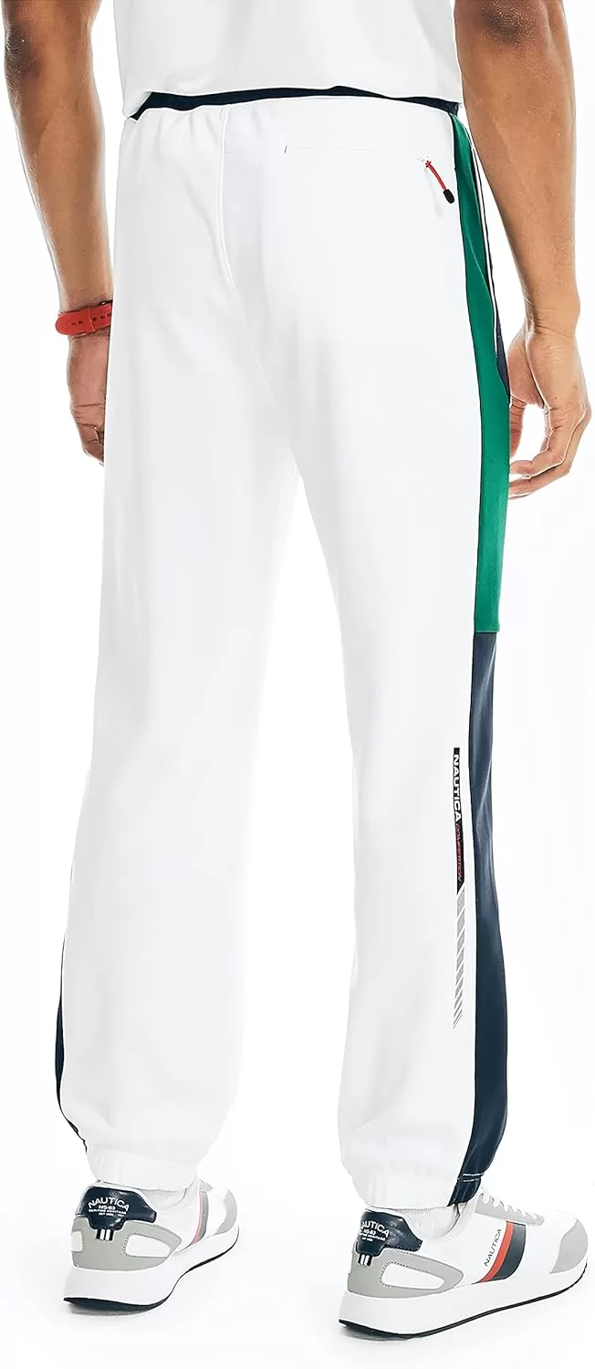 imageNautica Mens Competition Sustainably Crafted Performance Jogger PantBright White