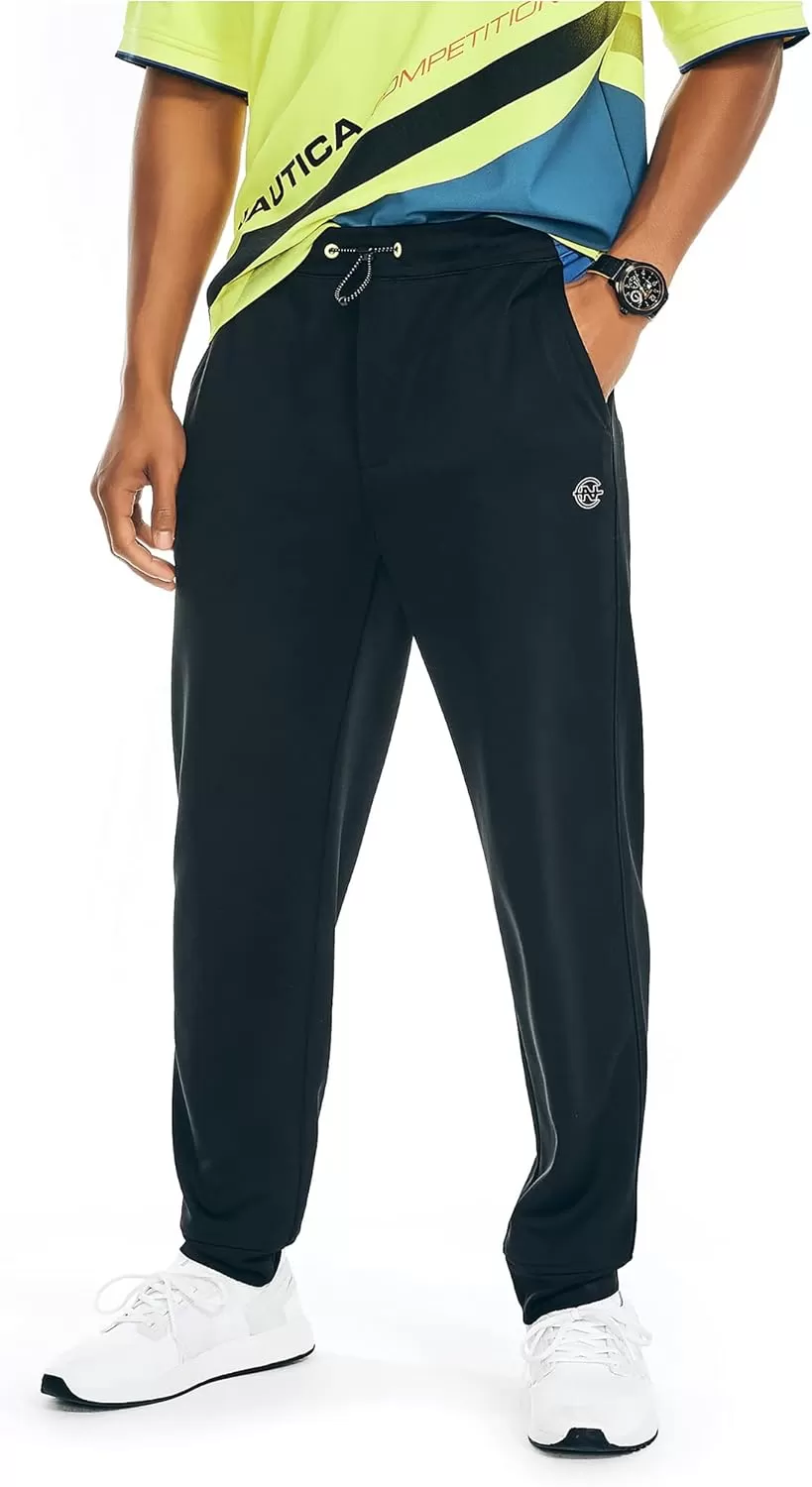 imageNautica Mens Competition Sustainably Crafted Performance Jogger PantTrue Black