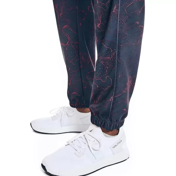 imageNautica Mens Competition Sustainably Crafted Printed Jogger PantNavy
