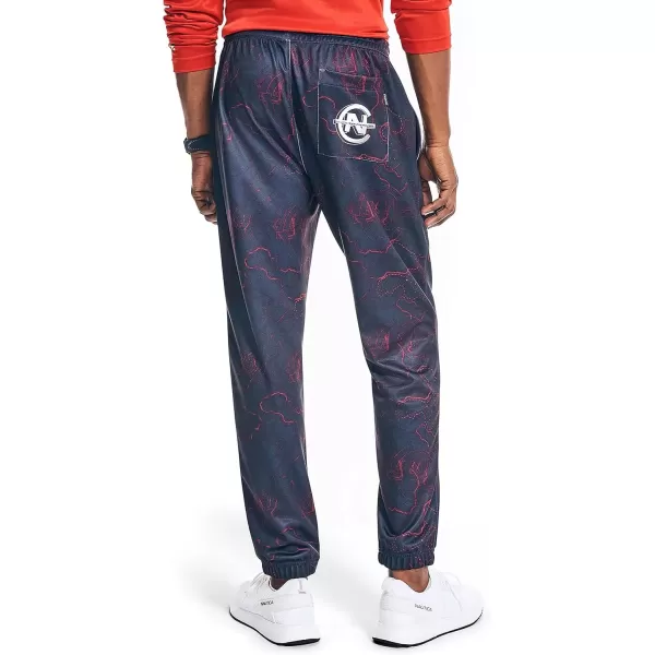 imageNautica Mens Competition Sustainably Crafted Printed Jogger PantNavy