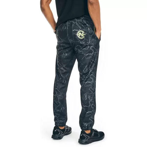imageNautica Mens Competition Sustainably Crafted Printed Jogger PantTrue Black