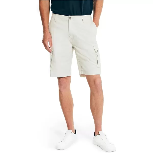 imageNautica Mens 10quot Navigator Cargo ShortNautica Stone