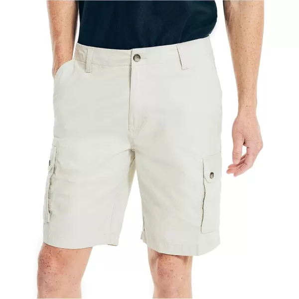 imageNautica Mens 10quot Navigator Cargo ShortNautica Stone
