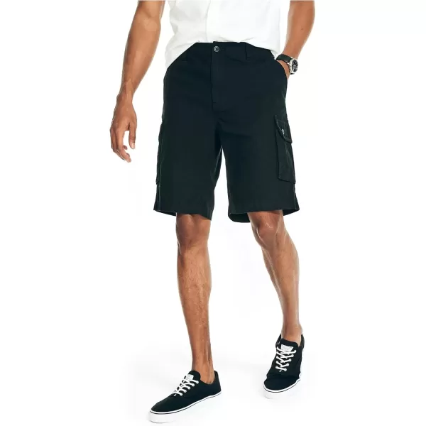 imageNautica Mens 10quot Navigator Cargo ShortTrue Black