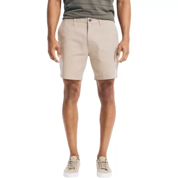 imageNautica Mens 6quot Deck ShortBeige Khaki