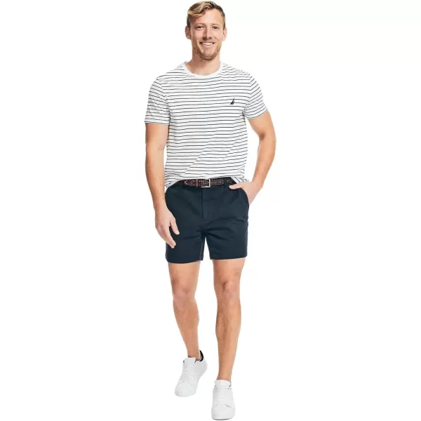 imageNautica Mens 6quot Deck ShortFrench Navy