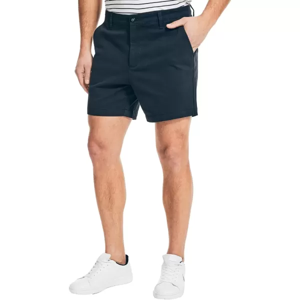 imageNautica Mens 6quot Deck ShortFrench Navy