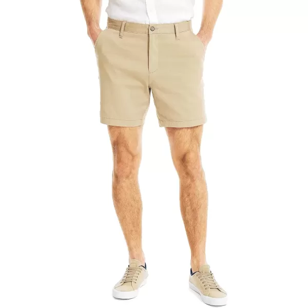 imageNautica Mens 6quot Deck ShortTrue Khaki