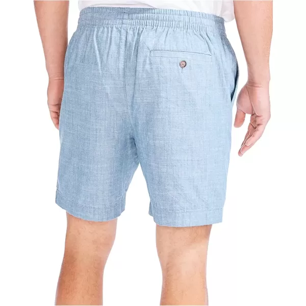 imageNautica Mens 7quot Classic Fit Boardwalk ShortsBlue Stern