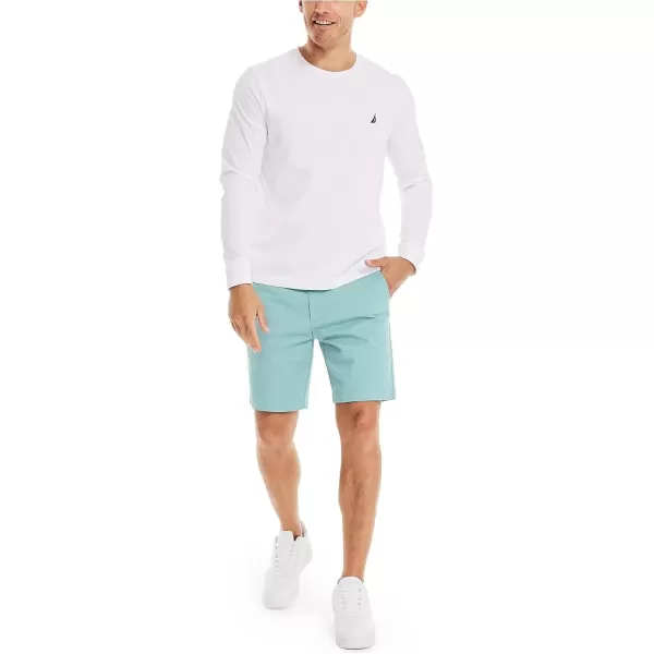 imageNautica Mens 85quot Deck ShortAtlantis Green