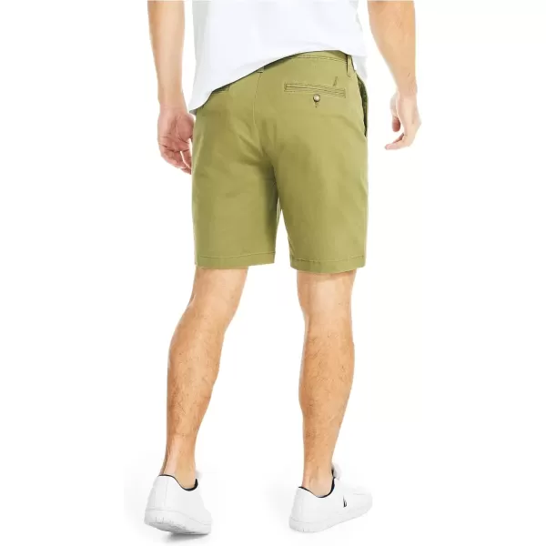 imageNautica Mens 85quot Deck ShortLight Olive
