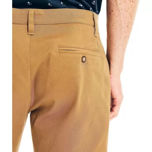 imageNautica Mens 85quot Deck ShortOyster Brown