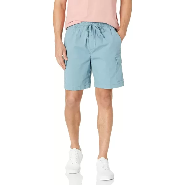 imageNautica Mens 8quot Classic Fit Cargo ShortSmoke Blue