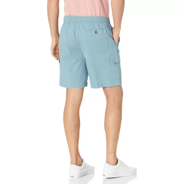 imageNautica Mens 8quot Classic Fit Cargo ShortSmoke Blue