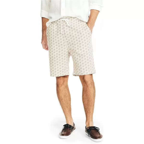 imageNautica Mens Sustainably Crafted 85quot Printed Cabana ShortSail White