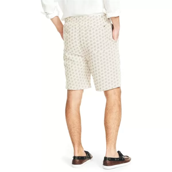 imageNautica Mens Sustainably Crafted 85quot Printed Cabana ShortSail White