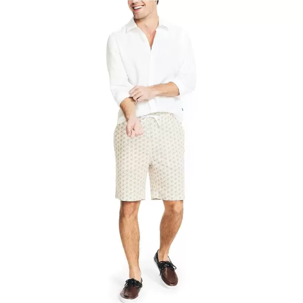 imageNautica Mens Sustainably Crafted 85quot Printed Cabana ShortSail White