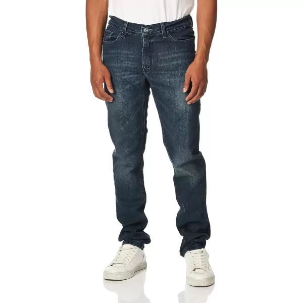 imageNautica Mens Athletic Slim Stretch Denim JeanSmokey Blue Wash