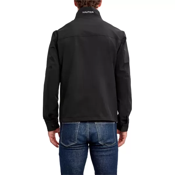 imageNautica Mens Casual Lightweight Full Zip WindbreakerWeather Resistant Golf Jacket SXXLBlack