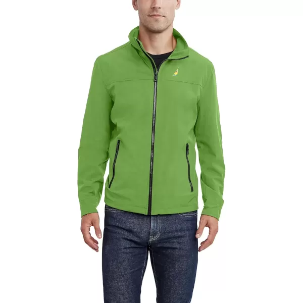 imageNautica Mens Casual Lightweight Full Zip WindbreakerWeather Resistant Golf Jacket SXXLGrass Green