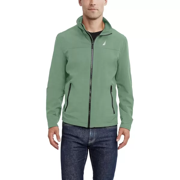 imageNautica Mens Casual Lightweight Full Zip WindbreakerWeather Resistant Golf Jacket SXXLIvy Green