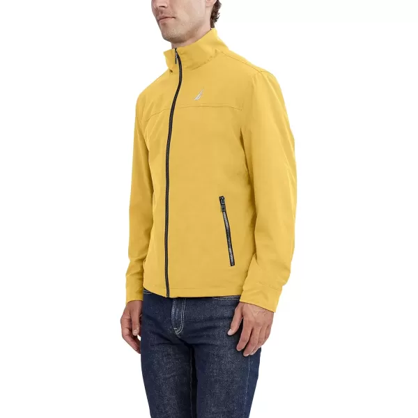 imageNautica Mens Casual Lightweight Full Zip WindbreakerWeather Resistant Golf Jacket SXXLMimosa