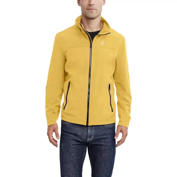 imageNautica Mens Casual Lightweight Full Zip WindbreakerWeather Resistant Golf Jacket SXXLMimosa