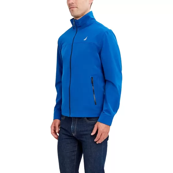 imageNautica Mens Casual Lightweight Full Zip WindbreakerWeather Resistant Golf Jacket SXXLMonaco Blue