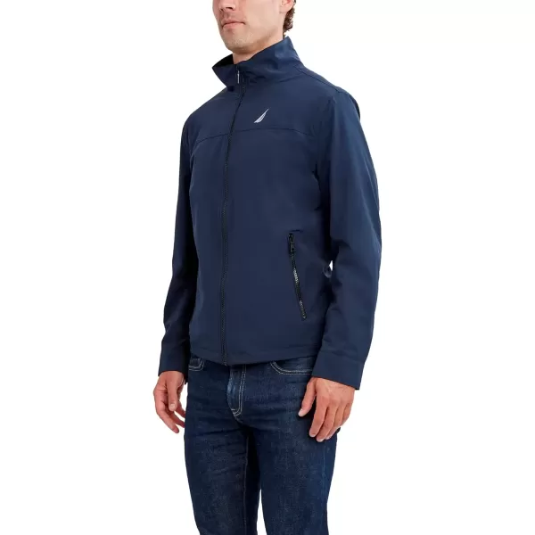 imageNautica Mens Casual Lightweight Full Zip WindbreakerWeather Resistant Golf Jacket SXXLNavy