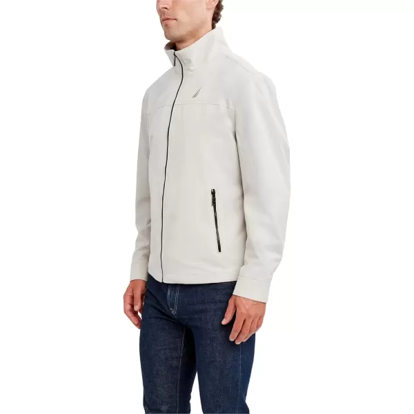 imageNautica Mens Casual Lightweight Full Zip WindbreakerWeather Resistant Golf Jacket SXXLStone