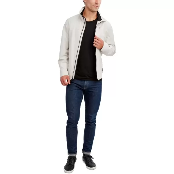 imageNautica Mens Casual Lightweight Full Zip WindbreakerWeather Resistant Golf Jacket SXXLStone