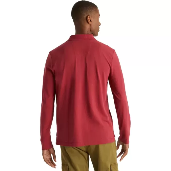 imageNautica Mens Classic Fit LongSleeve Deck PoloAutumnberry