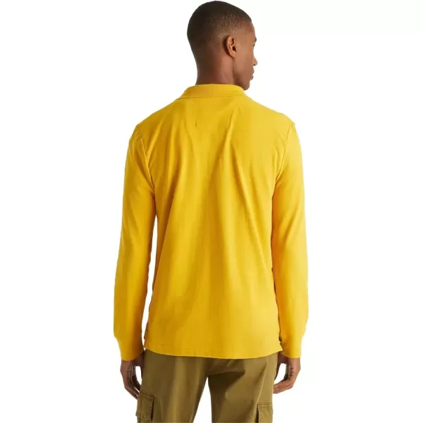 imageNautica Mens Classic Fit LongSleeve Deck PoloTawny Olive