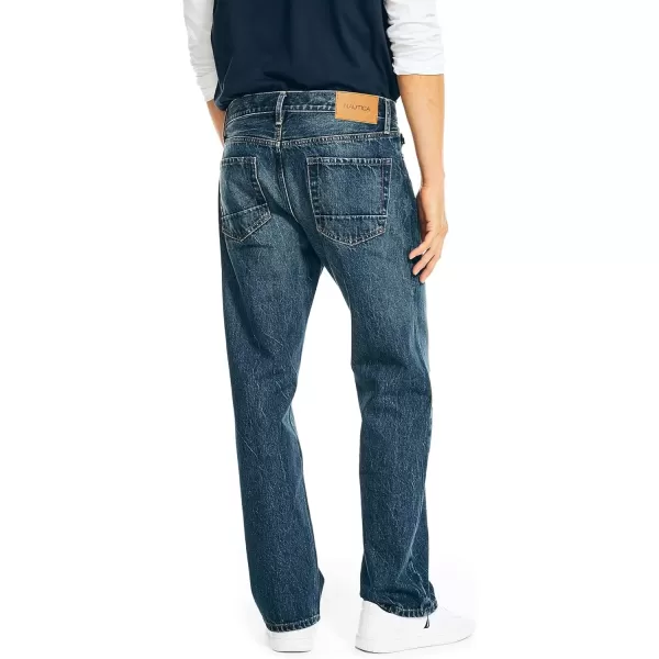 imageNautica Mens Loose Fit Denim JeanSea Tide Wash