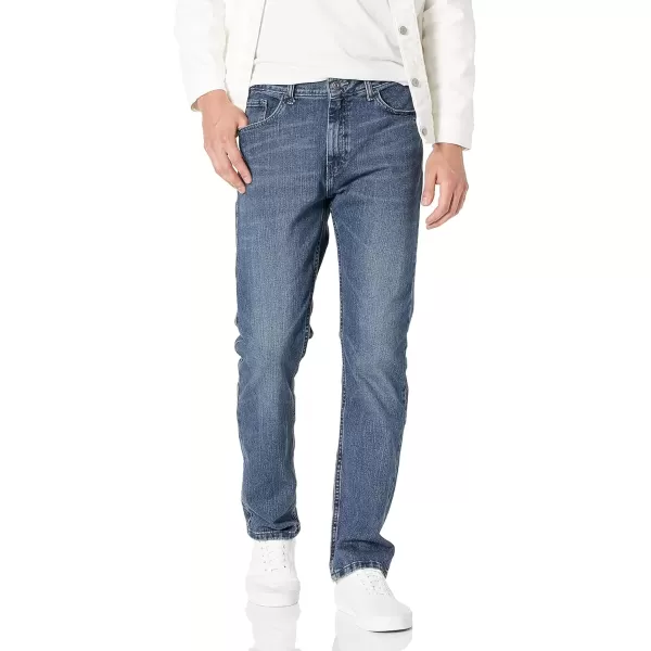 imageNautica Mens Straight Fit Stretch Denim JeansGulf Stream Wash1