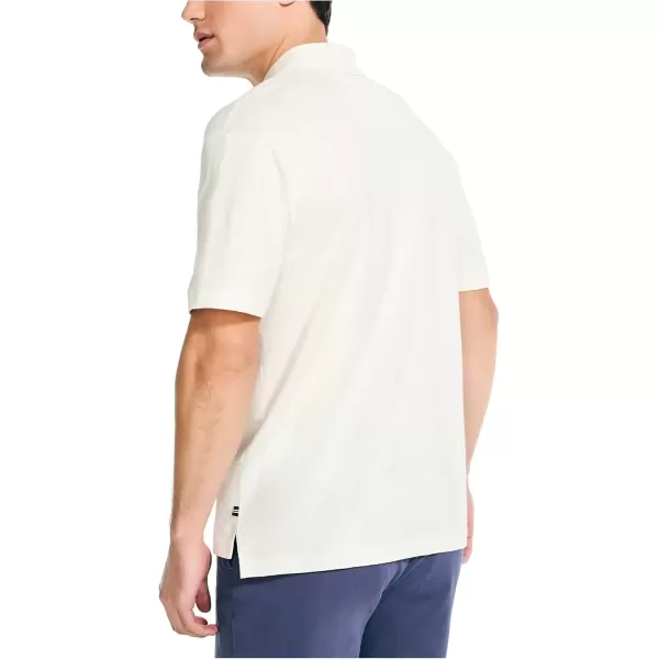 imageNautica Mens Sustainably Crafted Classic Fit PoloSail White