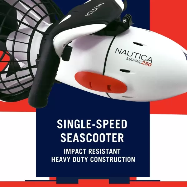 imageNautica Marine 250 Underwater Seascooter Scuba Snorkeling for Ocean or Pool Action Camera Compatible