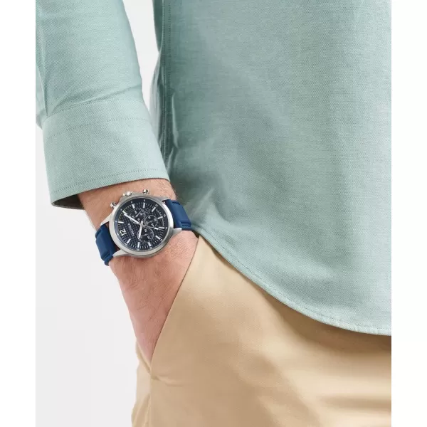 imageNautica NCT Blue Ocean Silicone Strap Watch